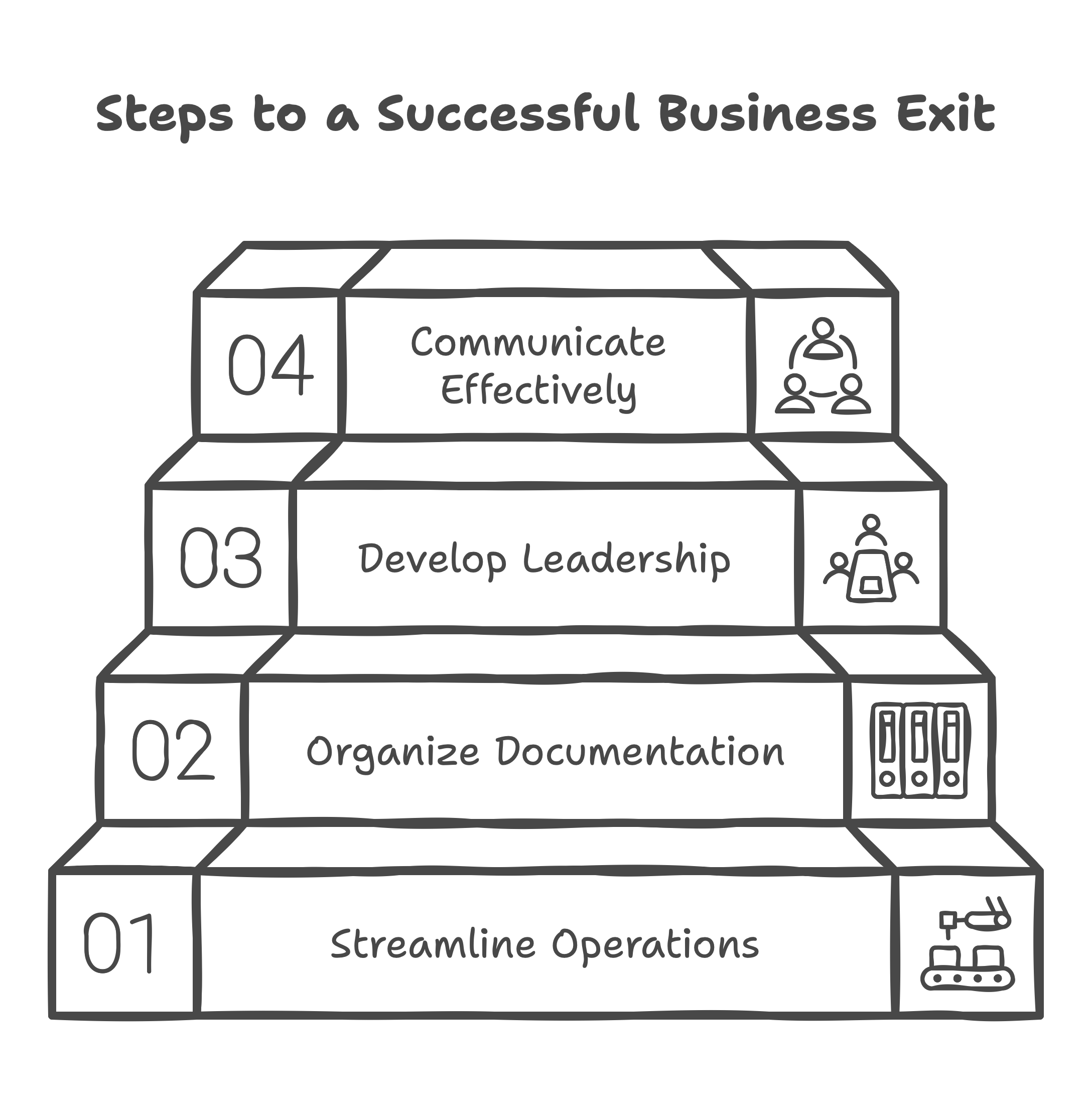 steps to business exit